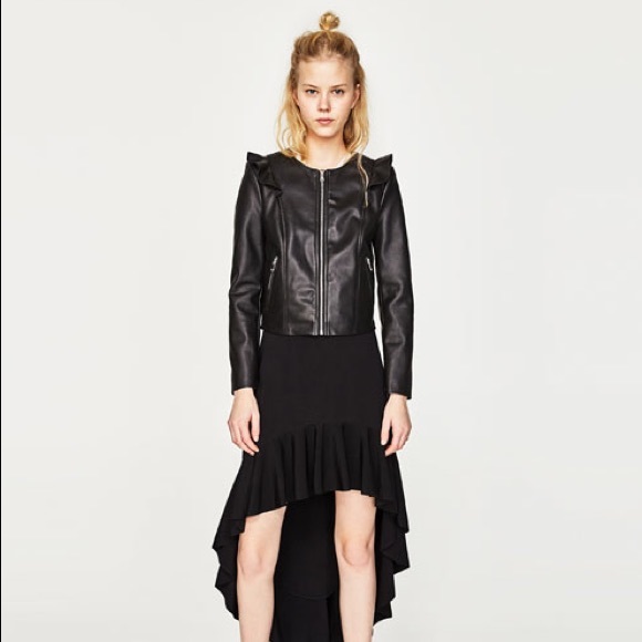 frill jacket zara